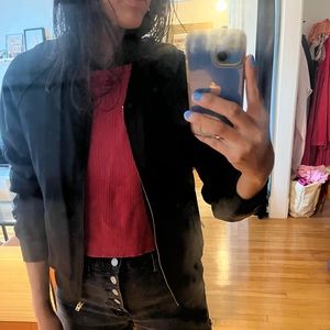 Bomber jacket from Fou by Aritzia in black
